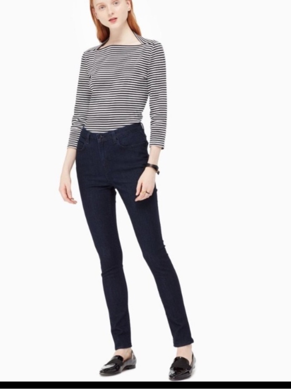 Kate Spade Broome Street High Rise Straight Jeans